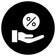 Commision Vector Icon Design Illustration