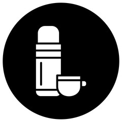 Thermos Vector Icon Design Illustration