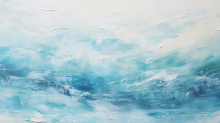 Calming serene ocean abstract.