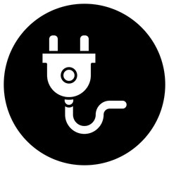 Plug Vector Icon Design Illustration