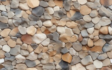 Flat Stone Tile Texture Seamless Pattern