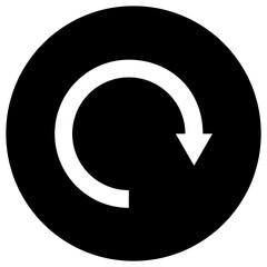 Circular arrow Vector Icon Design Illustration
