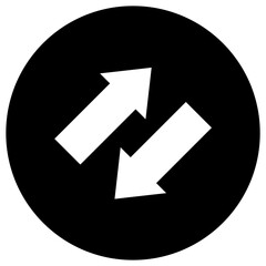 Swap Vector Icon Design Illustration