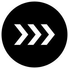 Fast Forward Vector Icon Design Illustration