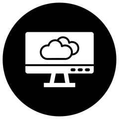 Forecast Vector Icon Design Illustration
