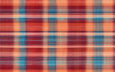 Fototapeta premium Plaid Fabric Texture Seamless Pattern