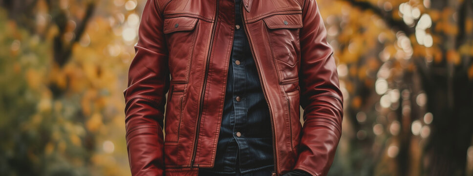 Leather jacket hero images