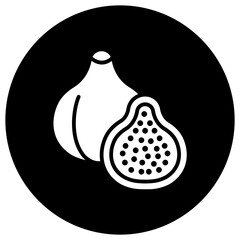 Fig Vector Icon Design Illustration