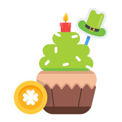 Leprechaun Cupcake 