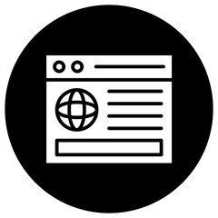 Website Vector Icon Design Illustration