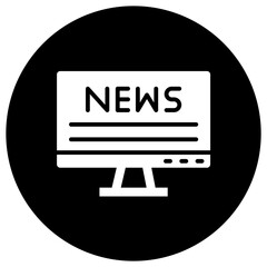 News Vector Icon Design Illustration