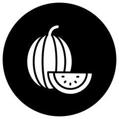 Watermelon Vector Icon Design Illustration