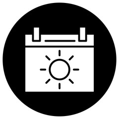 Calendar Vector Icon Design Illustration