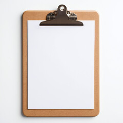 Blank clipboard mockup template