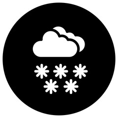 Snow Vector Icon Design Illustration