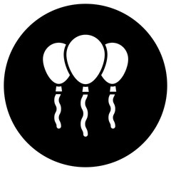 Balloons Vector Icon Design Illustration