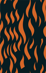 Orange liquid color background. Dynamic shapes composition. Minimal geometric background. Seamless background. Retro texture. Seamless.