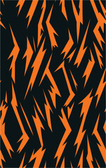 Seamless zebra pattern, camouflage print. Illustration. Seamless pattern with tiger skin.