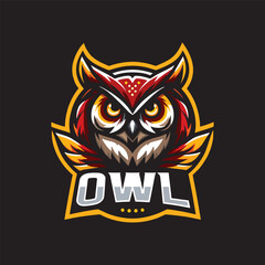 owl logo esport style