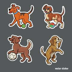vector sticker cartoon graphics      