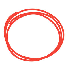 red highlight circle