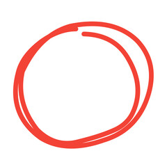 red highlight circle