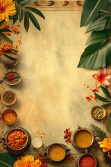 Cultural Confluence: Traditional Indian Invitation