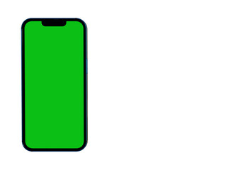 Smartphone Mockup with a Chroma Key Background