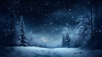 winter forest in the night,,
Christmas and new year, winter background