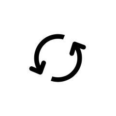 Refresh icon design illustration 