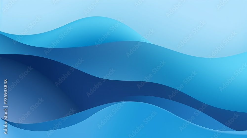 Poster abstract blue gradient background for business presentations or web design - smooth gradient pattern