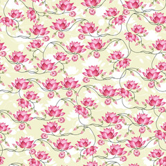 A Beautiful Indian Cow Pichwai Art Illustration with  background Interior Wall Decoration,Pichwai Krishna