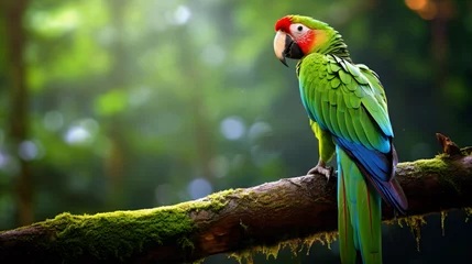 Meubelstickers parrot © Johnu
