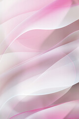 Modern Abstract Fluid Forms, Soft Pink Wavy Background
