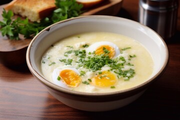 Delicious Easter in Polish: sour flour soup for Easter breakfast (Żurek)