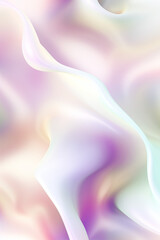Modern Abstract Fluid Forms, Soft Pink Wavy Background