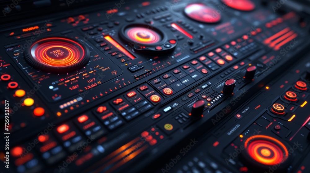 Fototapete graphical user interface gui concept.