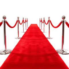red carpet, isolated on transparent background