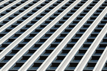 Abstract photo of part of a modern skyscraper