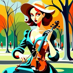 Lady with the Violin