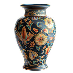 beautiful vase, isolated on transparent background