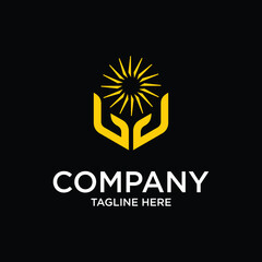 logo for company,with premium vector