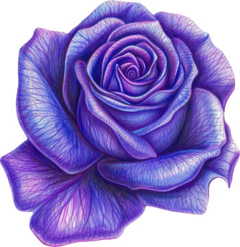 Purple rose transparent background PNG clipart