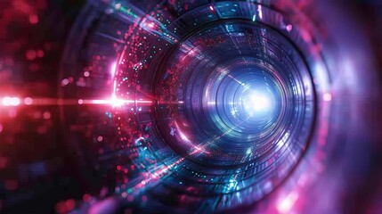 Obraz premium Particle Accelerator Experiment