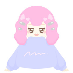 Sigh girl⭐︎PNG