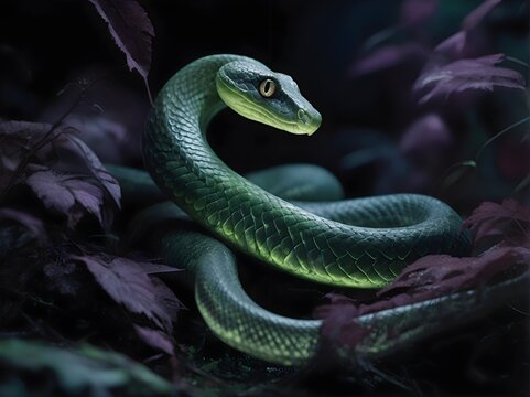 snake in the garden