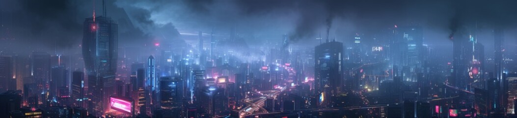 A future Earth transformed into a sprawling mega-city, buildings stretching into the clouds,...