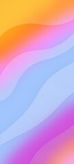 vertical gradient abstract background. soft blurred purple, yellow, pink glow. wavy geometric pattern in retro style. wallpaper, screensaver for mobile, smartphone. Blank space for inserting text