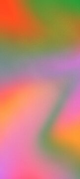 vertical gradient abstract background. soft blurred multicolored rainbow glow. wavy spreading pattern in retro style. wallpaper, screensaver for mobile, smartphone. Blank space for inserting text