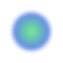 Y2k Gradient circle blurred elements abstract shapes.